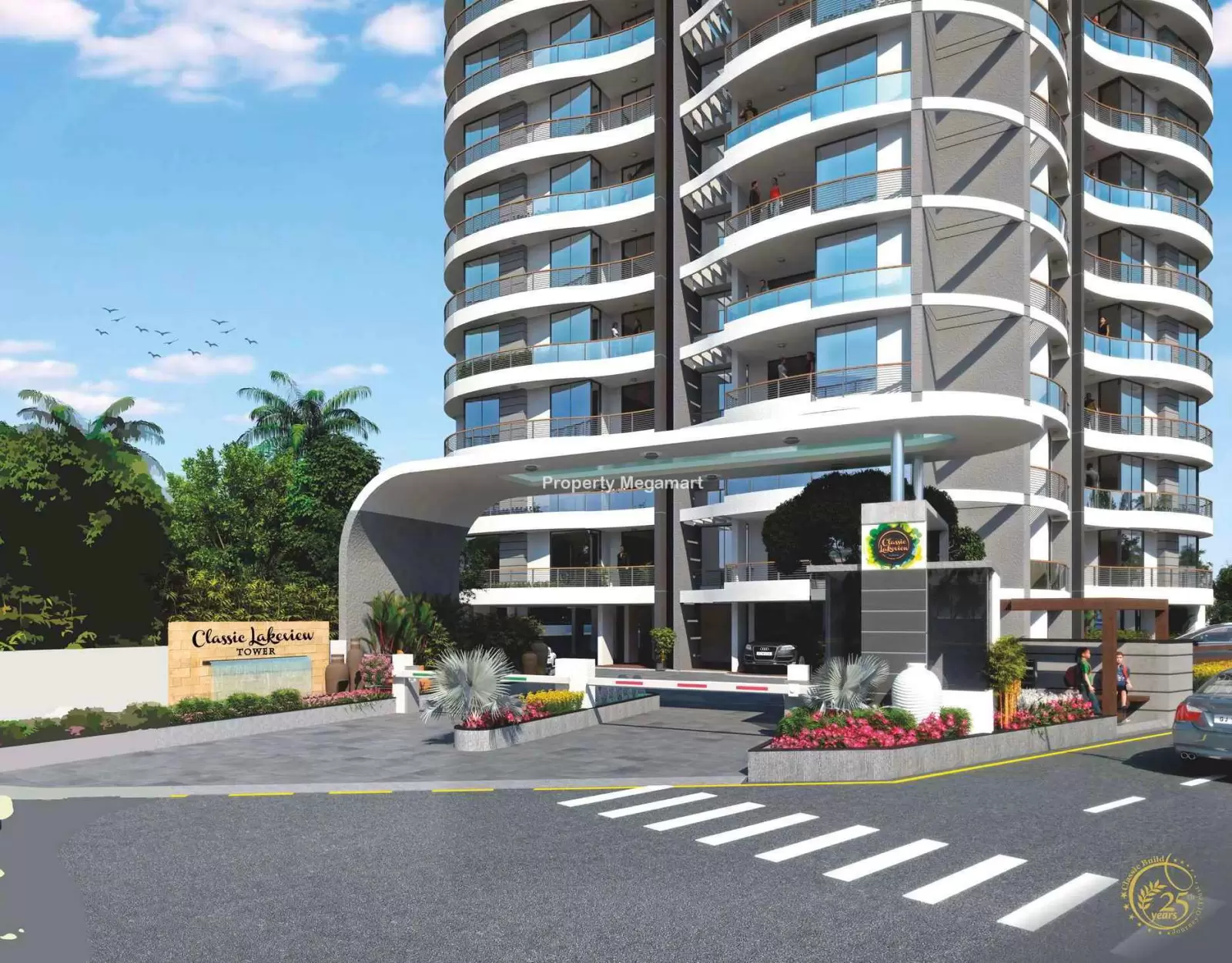Classic Build Lake View Tower in Dani Limda
