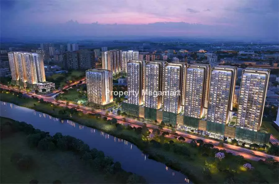 Duville Riverdale Heights in KHARADI