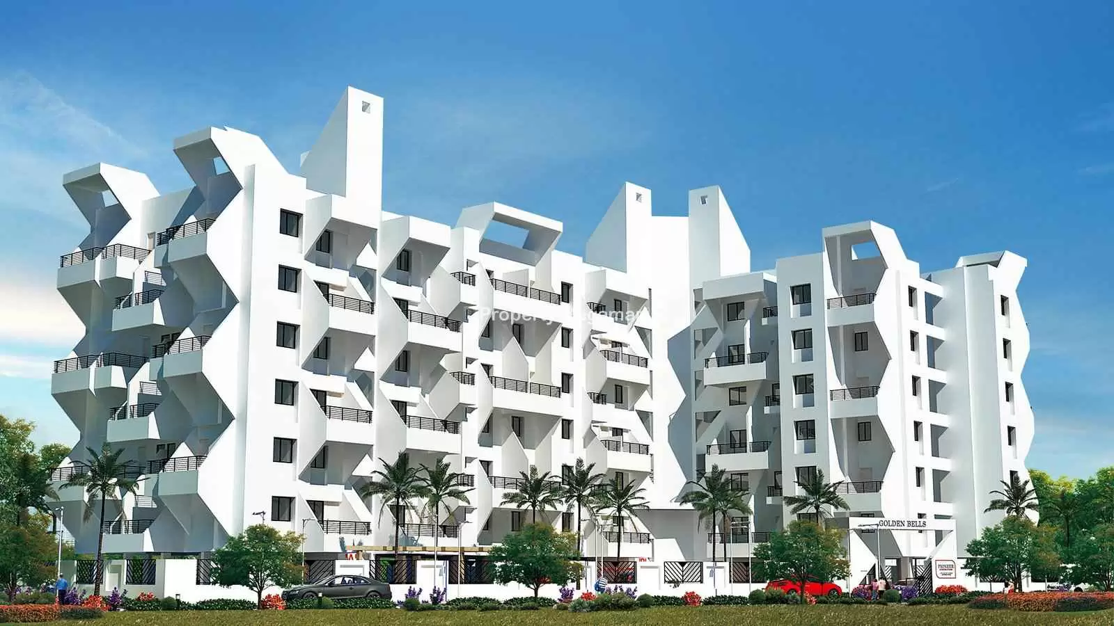 Pioneer Construction Golden Bells in vishrantwadi