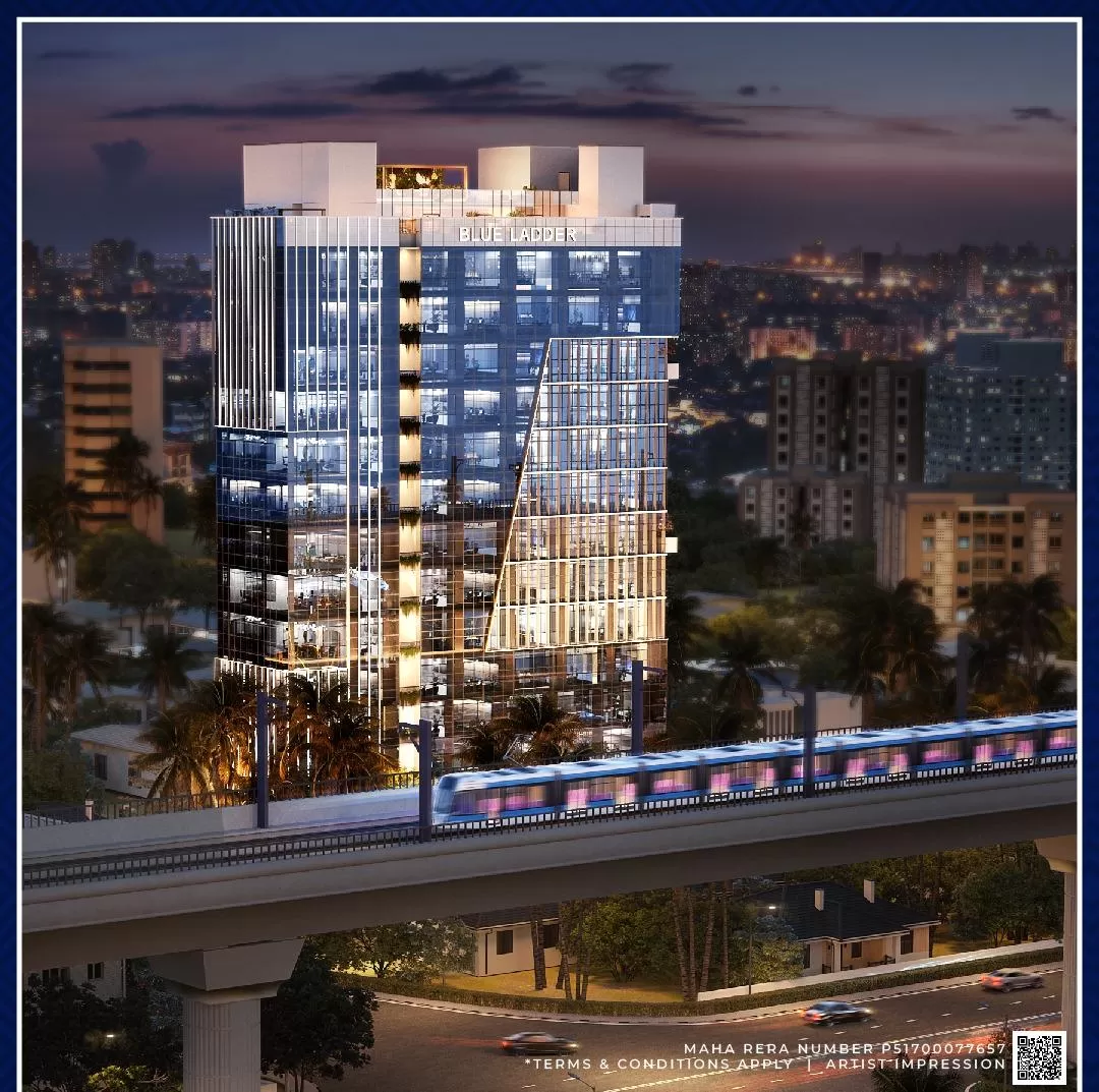Blue Ladder in Dombivali