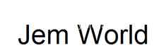 Jem World logo