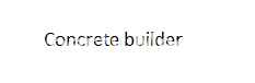 Concrete builder logo