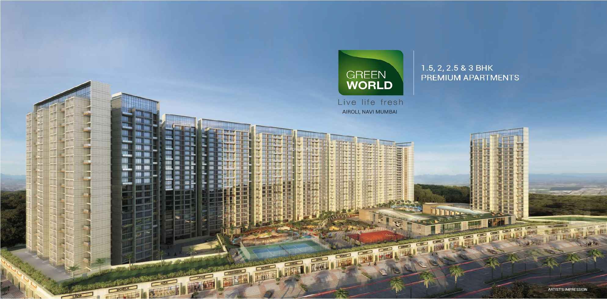 Akshar Green world phase 2 Airoli image